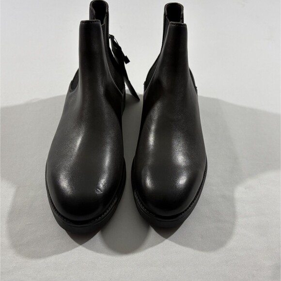 Ermenegildo Zegna Mens Cortina Chelsea Boots Black Leather Slip On Sz 6 Italy main image 4